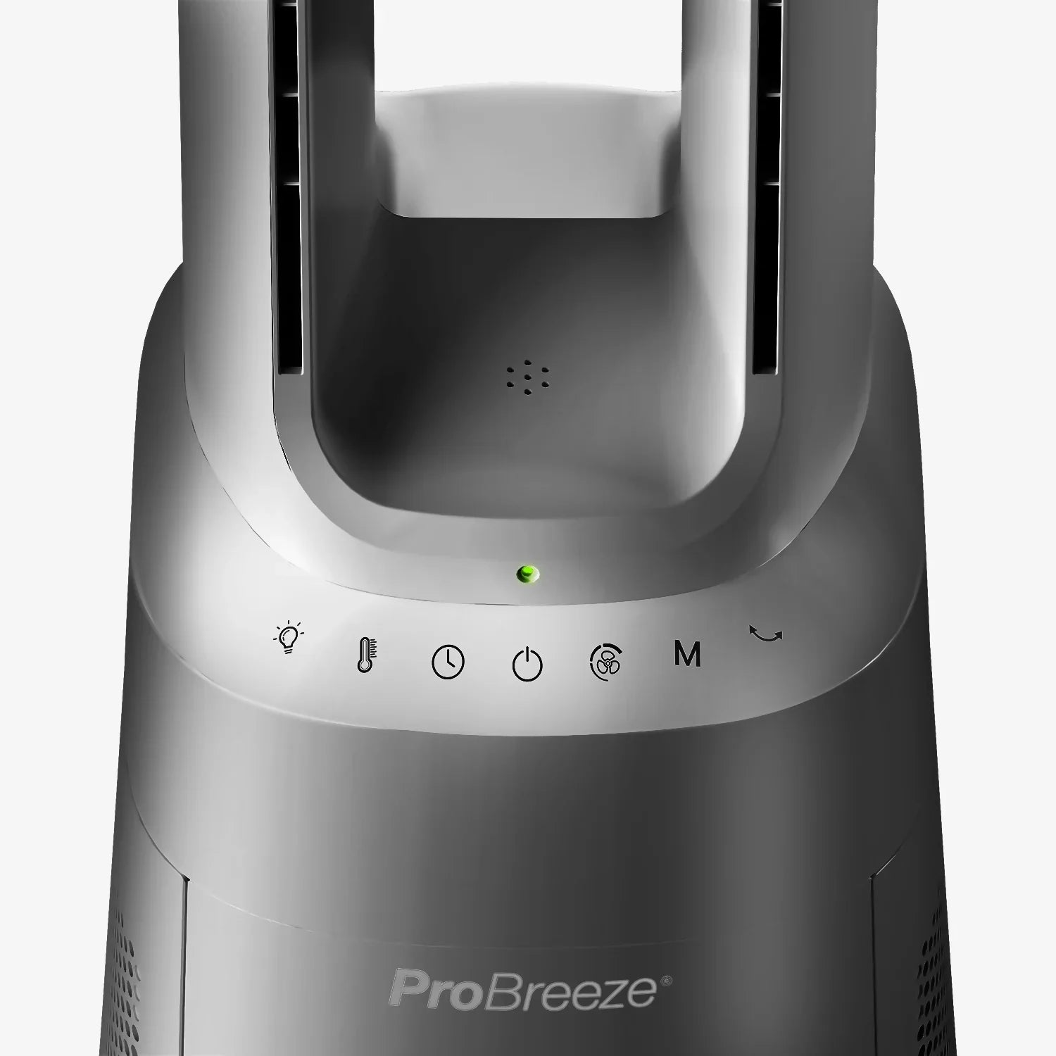 OmniAir 41" Premium Bladeless Tower Fan and Air Purifier - Silver