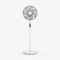 AirFlo™ Slim 43" Hybrid Pedestal Fan - Ultra- Quiet Air Circulator - White