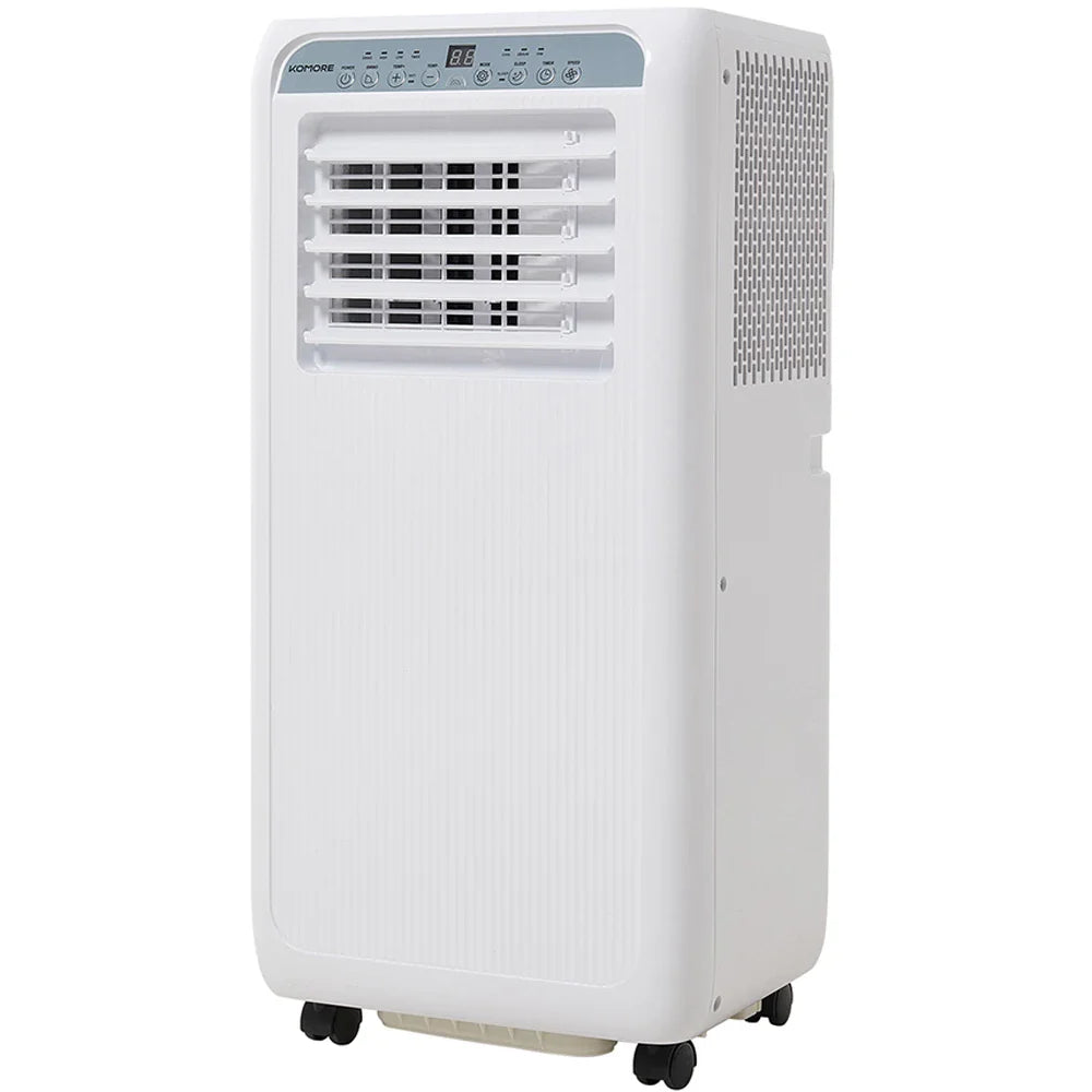 Living and Home 4-in-1 White Portable Air Conditioner with Remote Control 9000BTU